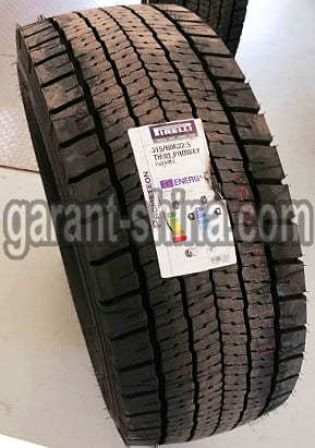 Pirelli TH01 Proway (приводная) 315/60 R22.5 152/148L 18PR - Фото реальной шины с этикеткой